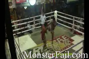 Best Thai kick boxing fight video ever chair being thrown and people being thrown over. amazing