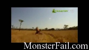 Deer runs over mountain biker knocks him out cold